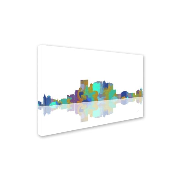 Marlene Watson 'El Paso Texas Skyline' Canvas Art,12x19